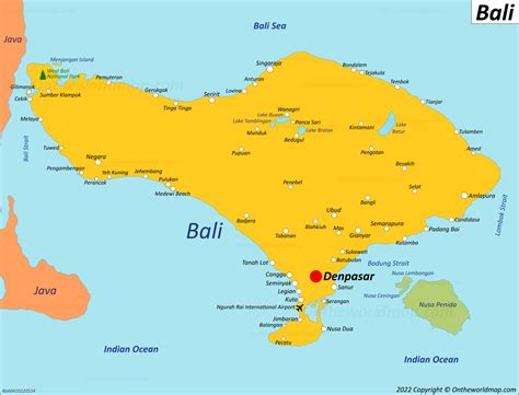 bali indonesia map world map.